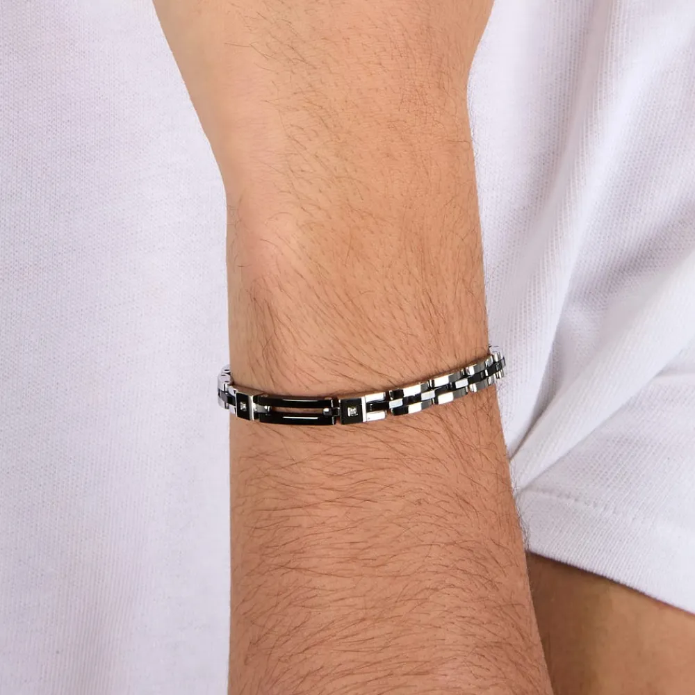 Bracciali|Gioielli In Acciaio<Sector BRACCIALE CERAMIC - SAFR46