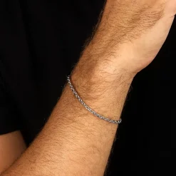 Bracciali|Gioielli Uomo<Sector BRACCIALE SILVER COLLECTION - SAXY06