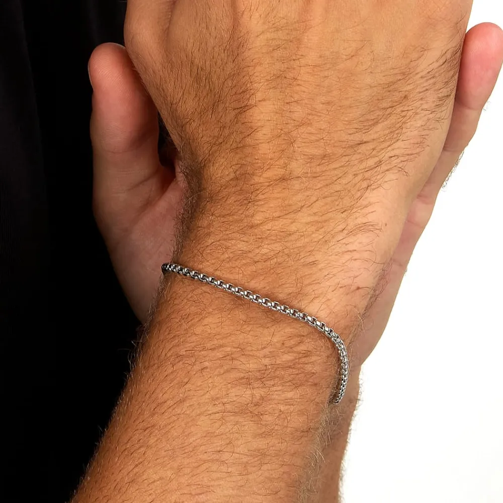 Bracciali|Gioielli Uomo<Sector BRACCIALE SILVER COLLECTION - SAXY03