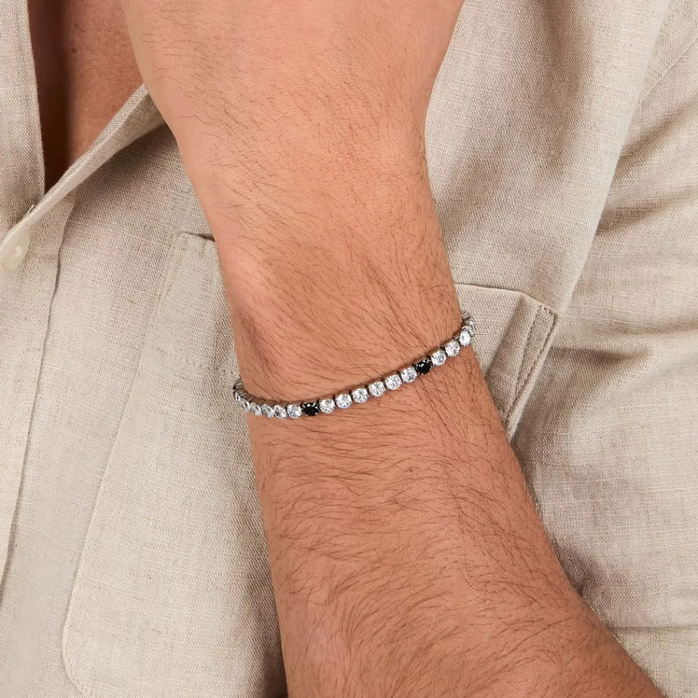 Bracciali|Gioielli Uomo<Sector BRACCIALE TENNIS - SANN54
