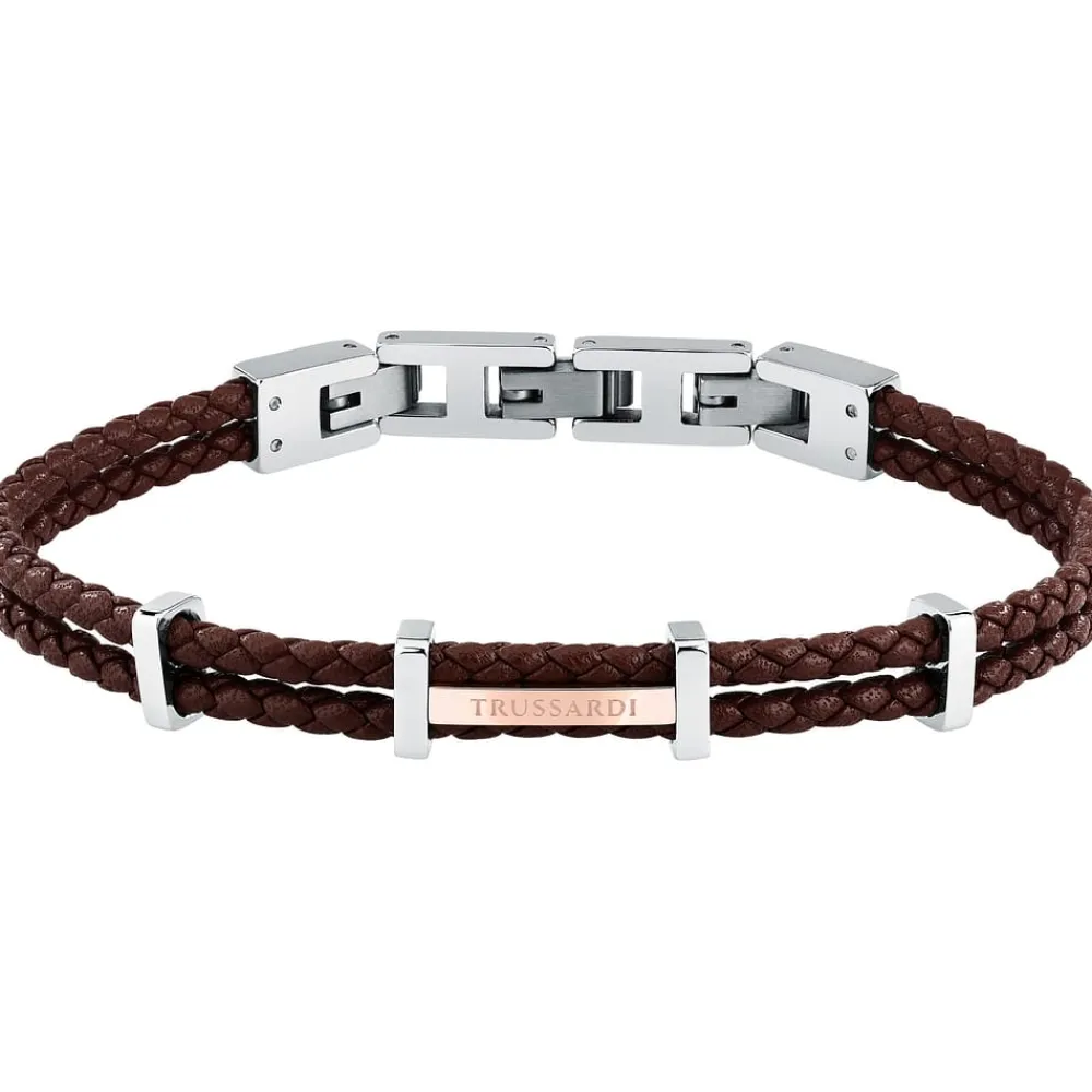 Bracciali Uomo|Bracciali<Trussardi BRACCIALE T-LEATHER - TJAXZ12