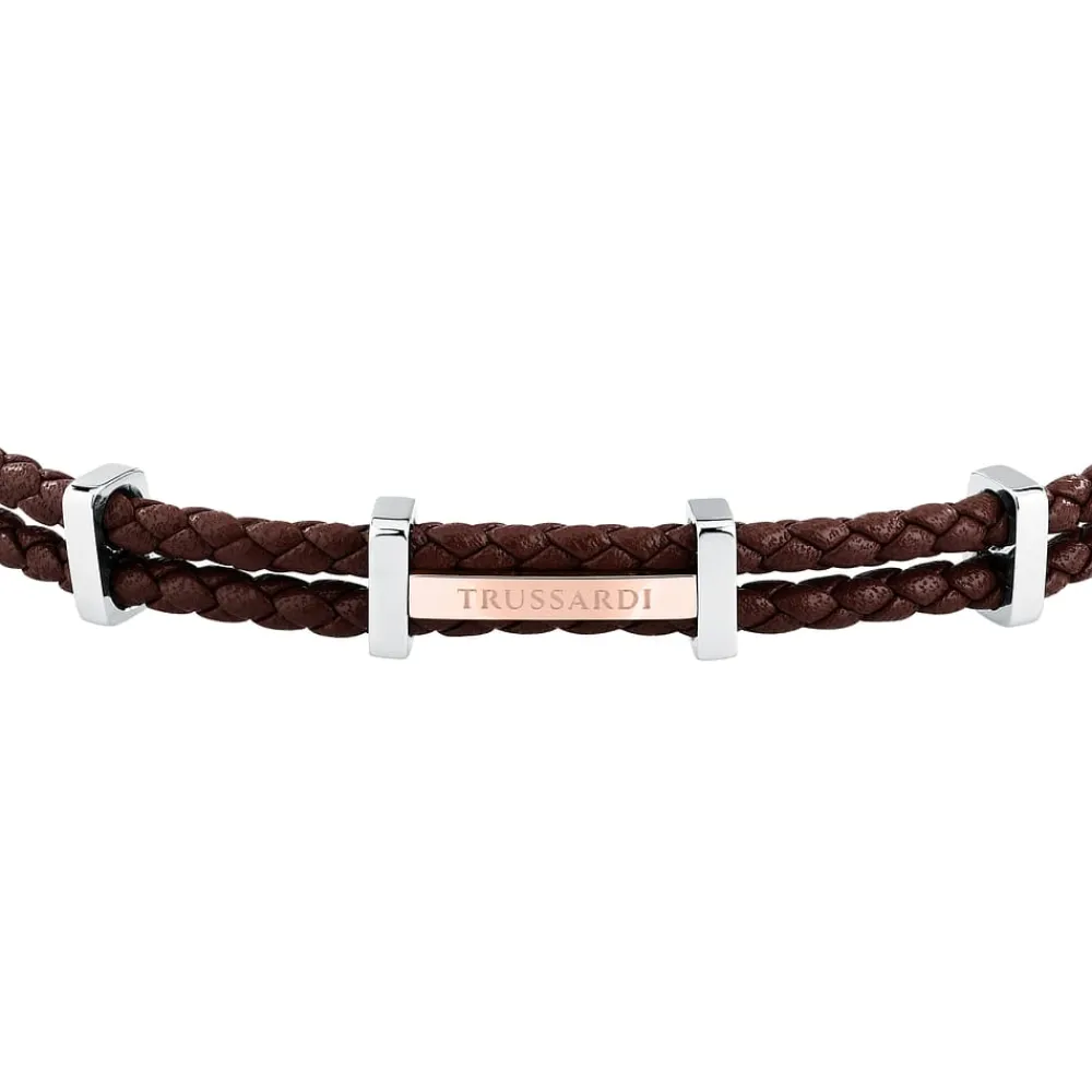 Bracciali Uomo|Bracciali<Trussardi BRACCIALE T-LEATHER - TJAXZ12