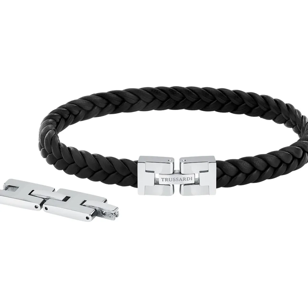 Bracciali|Gioielli Uomo<Trussardi BRACCIALE T-LEATHER - TJAXV19