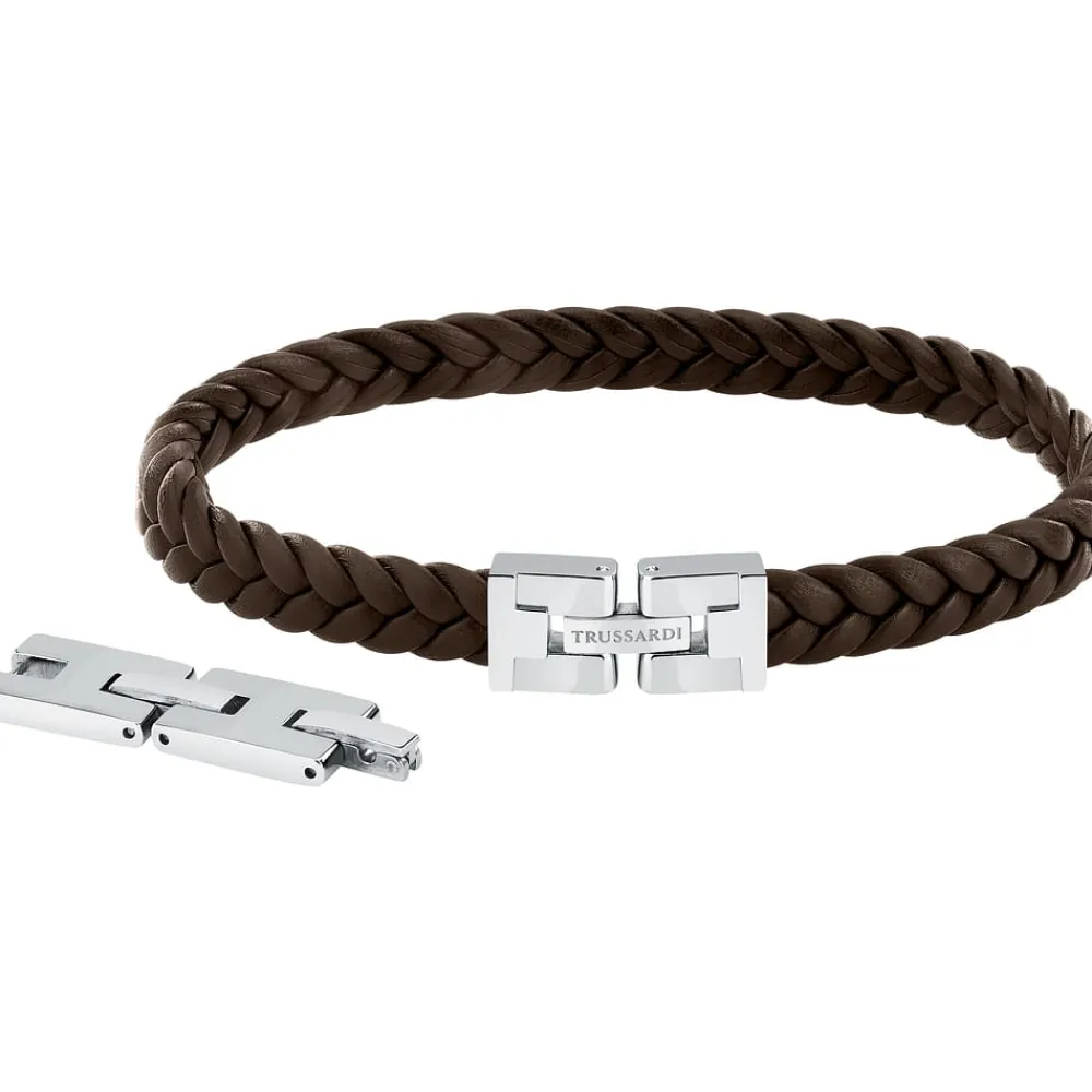 Bracciali|Gioielli Uomo<Trussardi BRACCIALE T-LEATHER - TJAXZ01