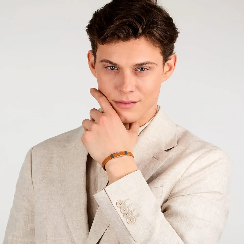 Bracciali|Bracciali In Acciaio<Trussardi BRACCIALE T-LEATHER - TJAXZ04