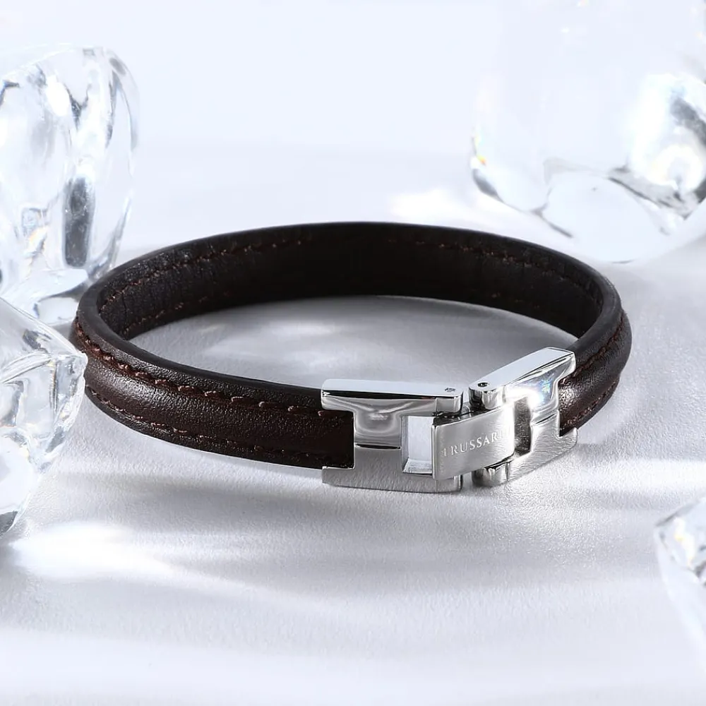 Bracciali|Gioielli Uomo<Trussardi BRACCIALE T-LEATHER - TJAXV21