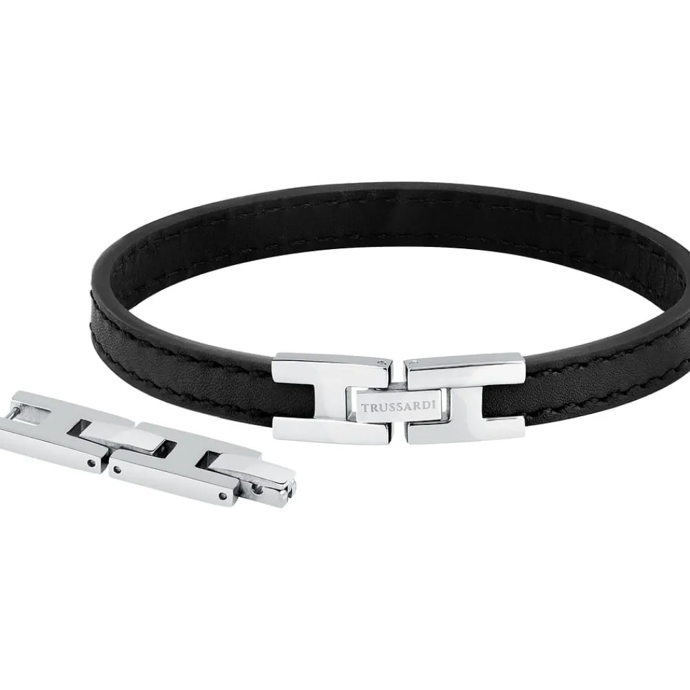 Bracciali|Gioielli Uomo<Trussardi BRACCIALE T-LEATHER - TJAXV20
