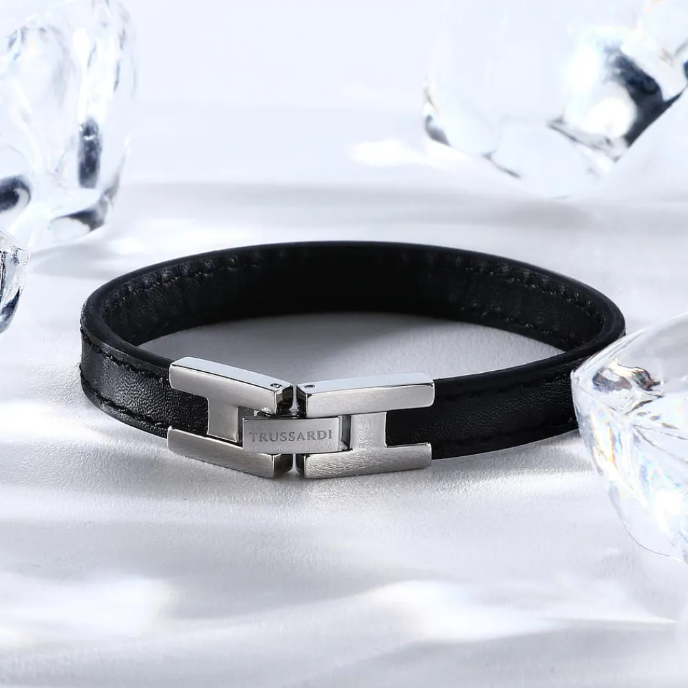 Bracciali|Gioielli Uomo<Trussardi BRACCIALE T-LEATHER - TJAXV20