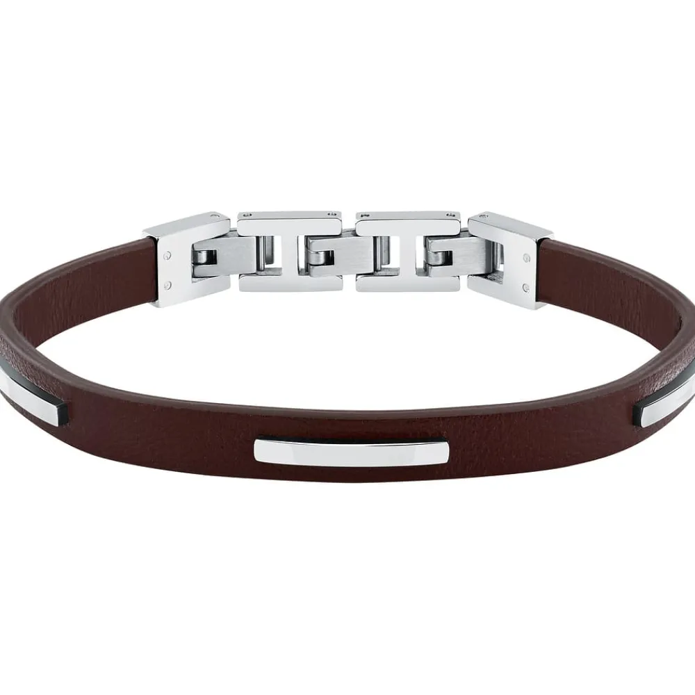 Bracciali Uomo|Bracciali<Trussardi BRACCIALE T-LEATHER - TJAXZ11