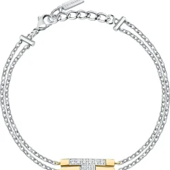 Gioielli Donna<Trussardi BRACCIALE T-LOGO - TJAXC27