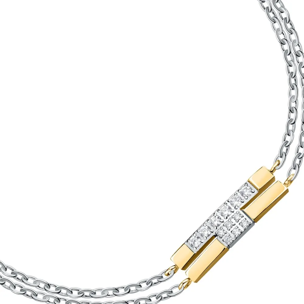 Gioielli Donna<Trussardi BRACCIALE T-LOGO - TJAXC27