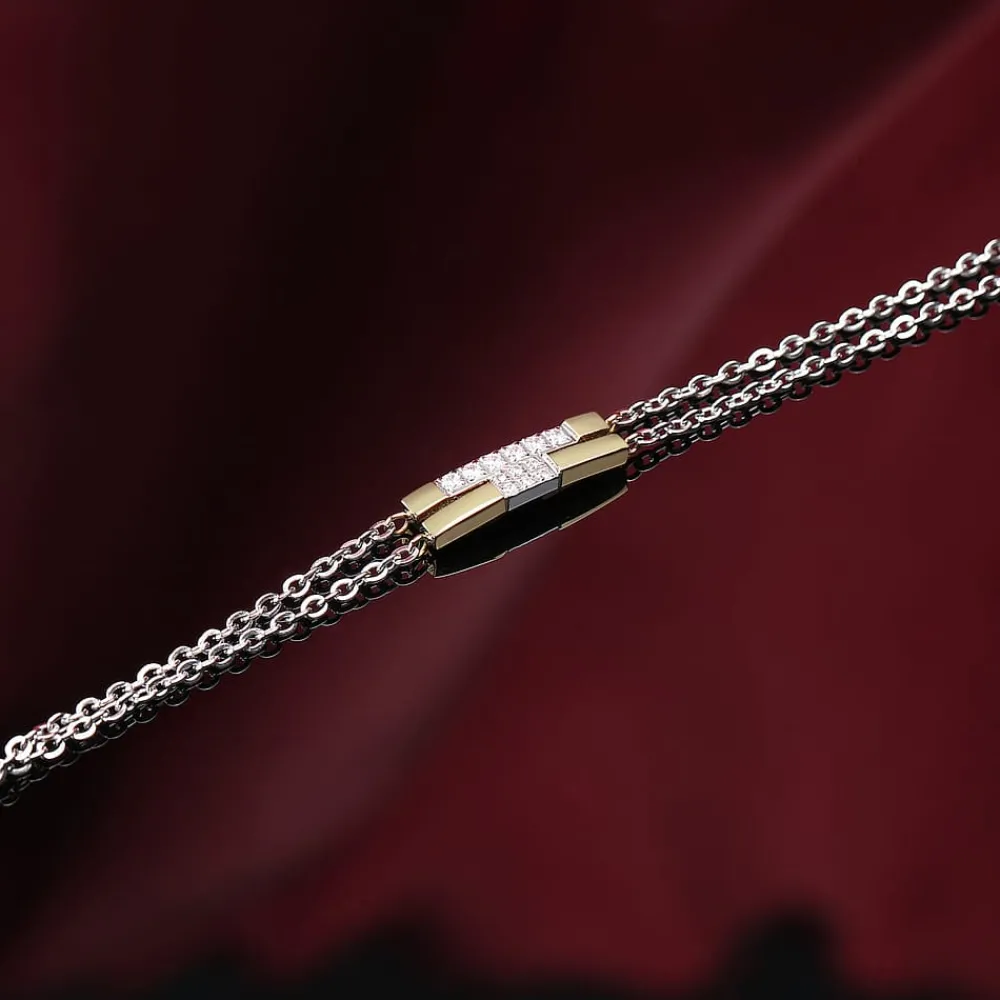 Gioielli Donna<Trussardi BRACCIALE T-LOGO - TJAXC27