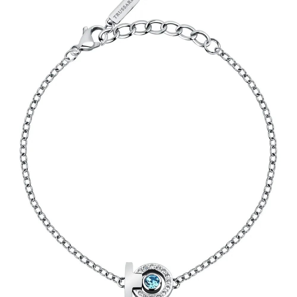 Gioielli In Acciaio|Gioielli Donna<Trussardi BRACCIALE T-LOGO - TJAXC56