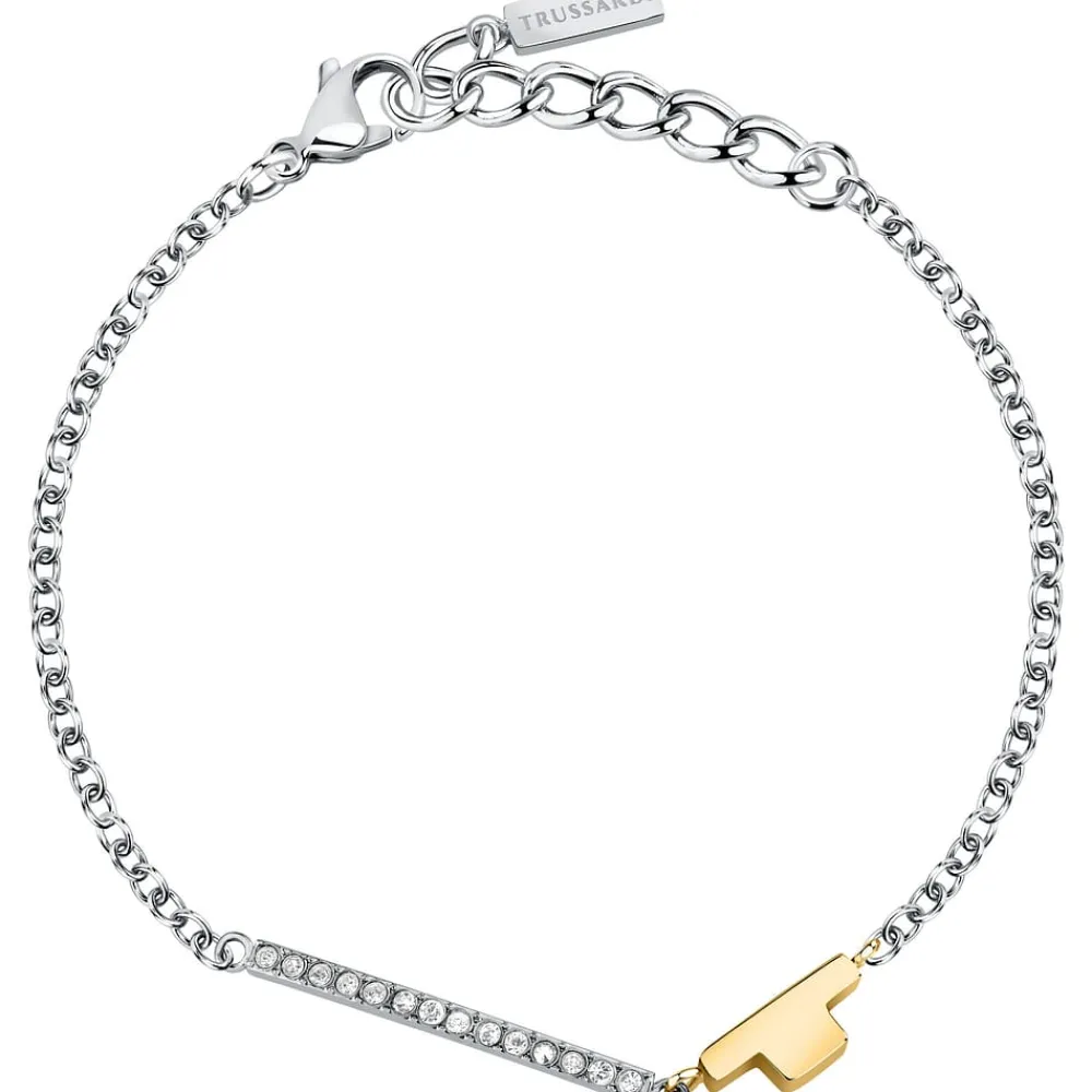 Gioielli Donna<Trussardi BRACCIALE T-LOGO - TJAXC23