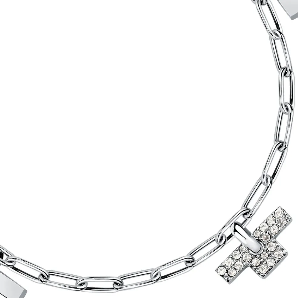 Gioielli Donna<Trussardi BRACCIALE T-LOGO - TJAXC25