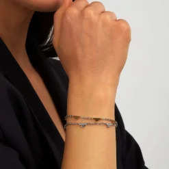 Gioielli In Acciaio<Trussardi BRACCIALE T-LOGO - TJAXC64