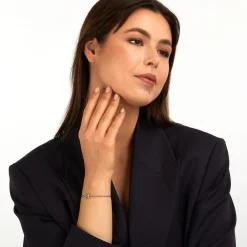 Gioielli In Acciaio|Gioielli Donna<Trussardi BRACCIALE T-LOGO - TJAXC57