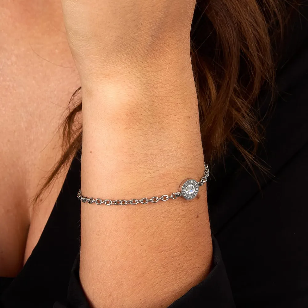 Bracciali|Bracciali In Acciaio<Trussardi BRACCIALE T-LOGO - TJAXC116