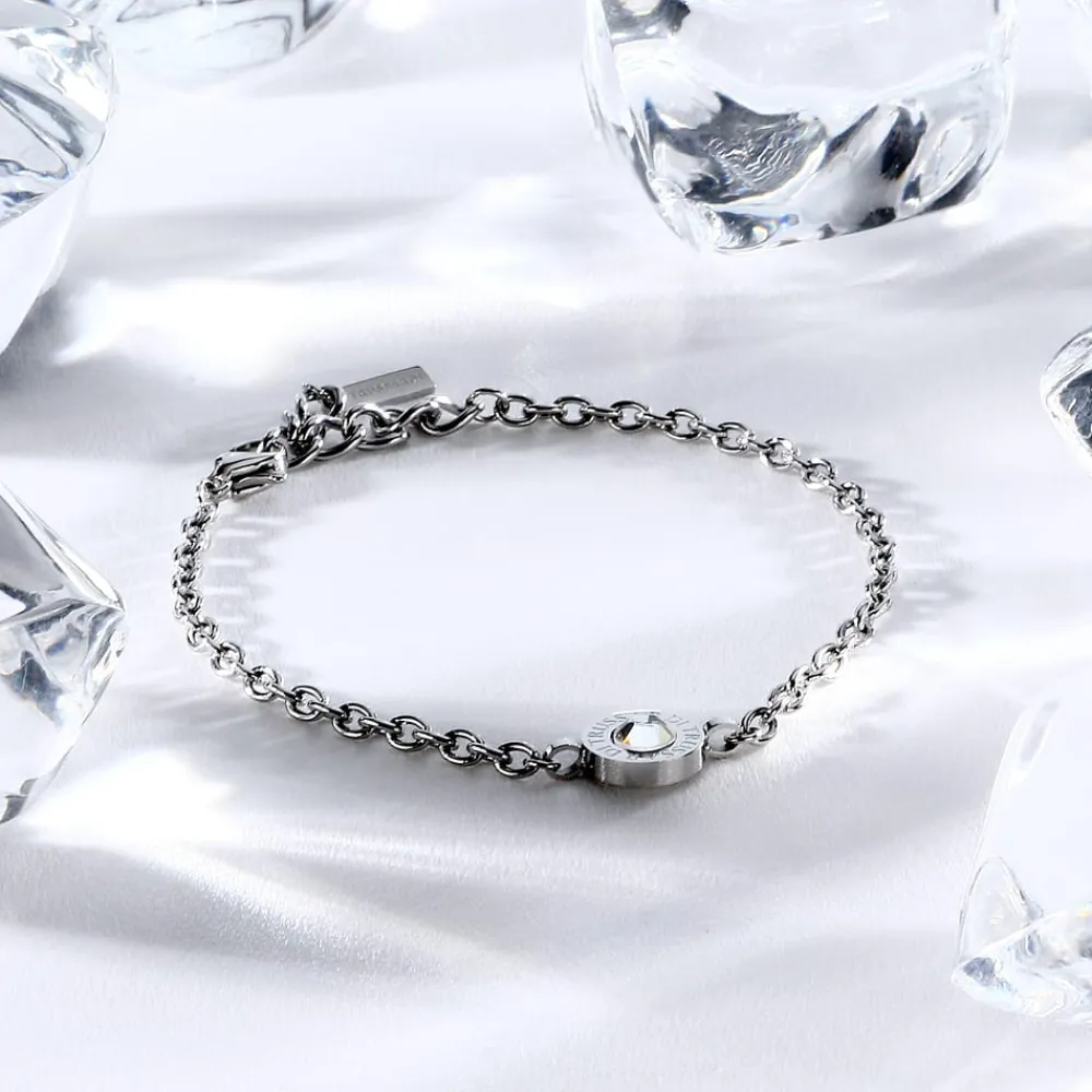 Bracciali|Bracciali In Acciaio<Trussardi BRACCIALE T-LOGO - TJAXC116