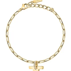 Gioielli Donna<Trussardi BRACCIALE T-LOGO - TJAXC24