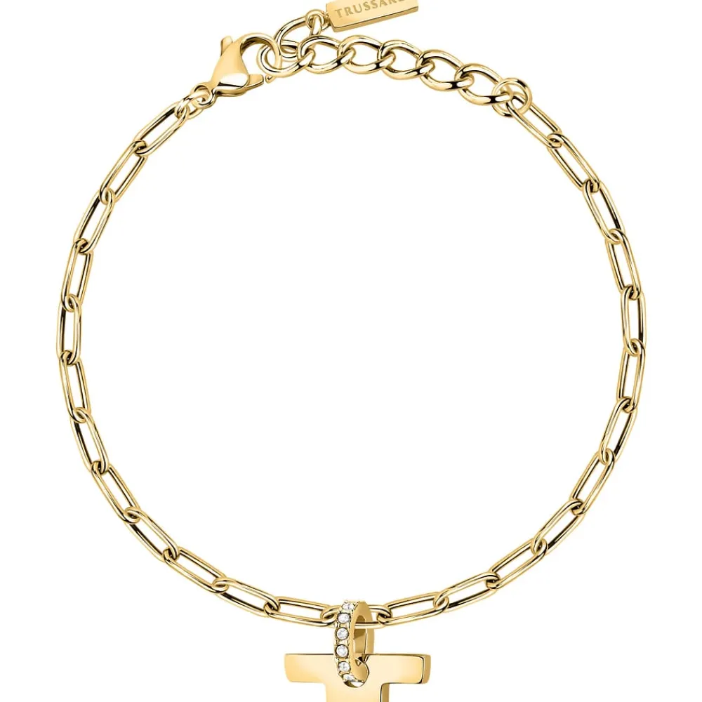 Gioielli Donna<Trussardi BRACCIALE T-LOGO - TJAXC24
