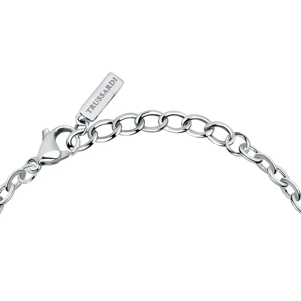 Gioielli In Acciaio<Trussardi BRACCIALE T-LOGO - TJAXC47
