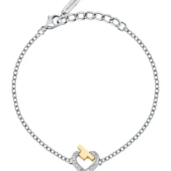 Gioielli In Acciaio|Gioielli Donna<Trussardi BRACCIALE T-LOGO - TJAXC46