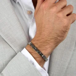 Bracciali|Gioielli Uomo<Trussardi BRACCIALE T-STEEL - TJAXV09