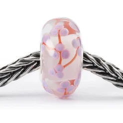Gioielli In Acciaio|Gioielli Uomo<Trollbeads CHARM FIORI DI PESCO - TGLBE-20352