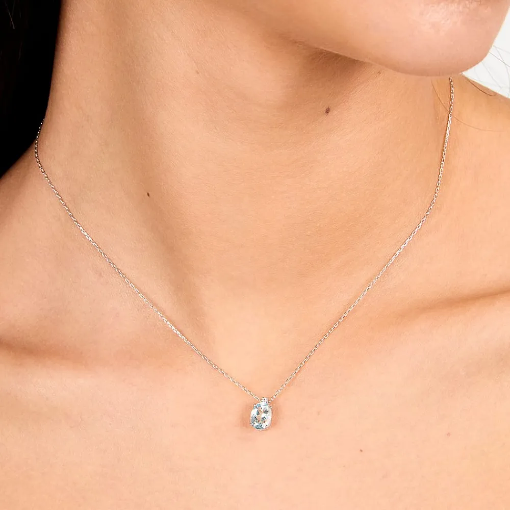 Collane|Gioielli Con Pietre Preziose<Bluespirit COLLANA ACQUAMARINA - P.20S410000900