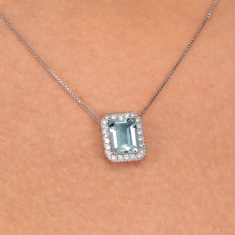 Gioielli Donna|Collane Con Diamanti<Bluespirit COLLANA ACQUAMARINA - P.20S410000300