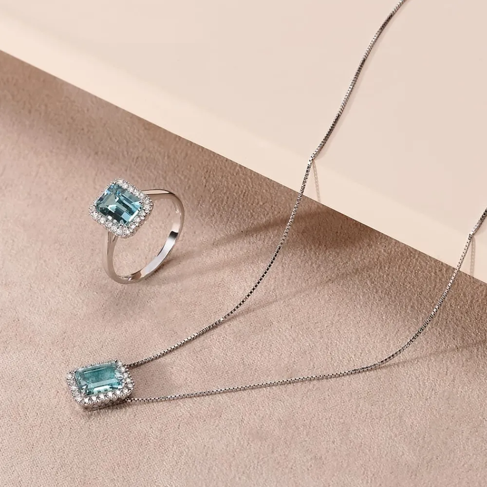 Gioielli Donna|Collane Con Diamanti<Bluespirit COLLANA ACQUAMARINA - P.20S410000300