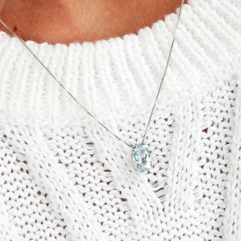 Gioielli Donna|Collane Con Diamanti<Bluespirit COLLANA ACQUAMARINA - P.20S410000500