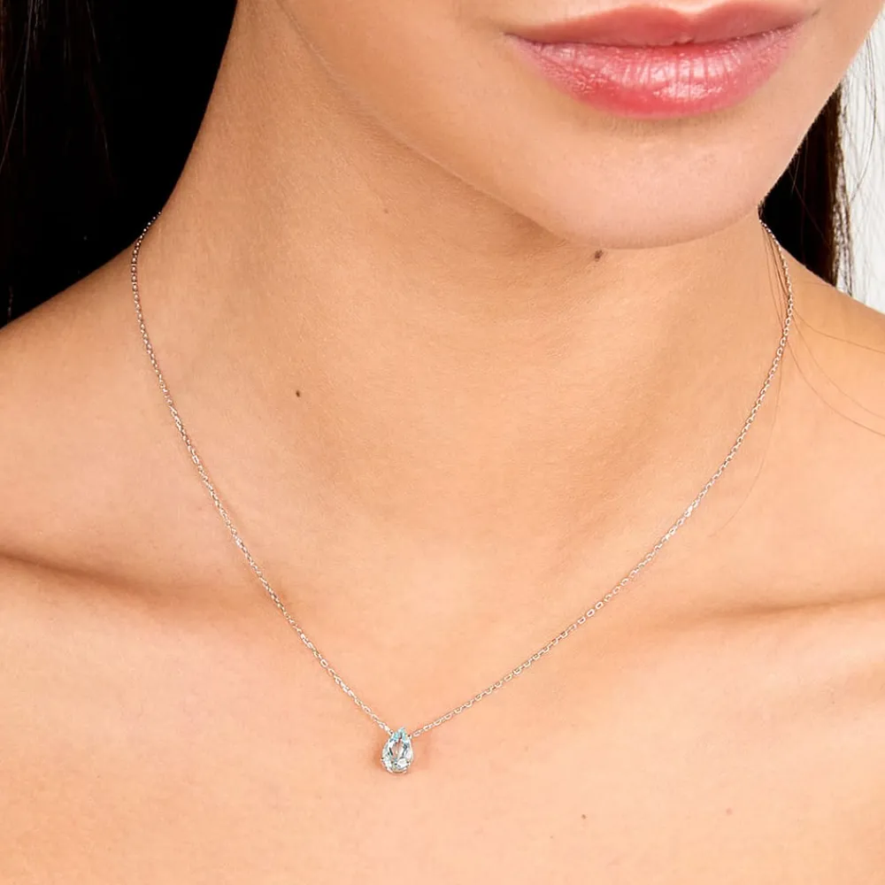 Collane|Gioielli Con Pietre Preziose<Bluespirit COLLANA ACQUAMARINA - P.20S410000800