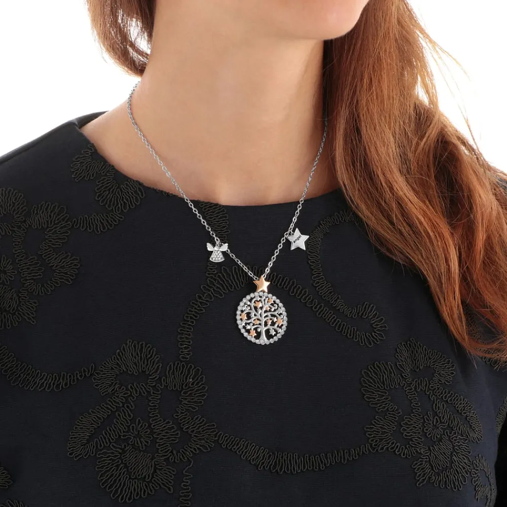 Collane In Acciaio|Collane<Bluespirit COLLANA ALBERO DELLA VITA - P.62P410000200