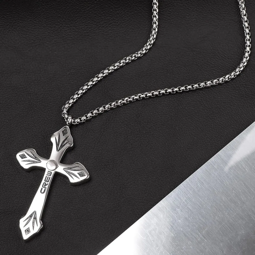 Gioielli Uomo|Collane In Acciaio<Bluespirit COLLANA CREW - P.31Q910000100