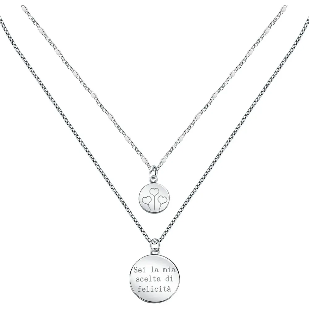 Collane In Acciaio|Collane Donna<Bluespirit COLLANA GOOD VIBES - P.31R510000200