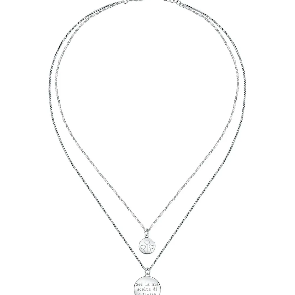 Collane In Acciaio|Collane Donna<Bluespirit COLLANA GOOD VIBES - P.31R510000200