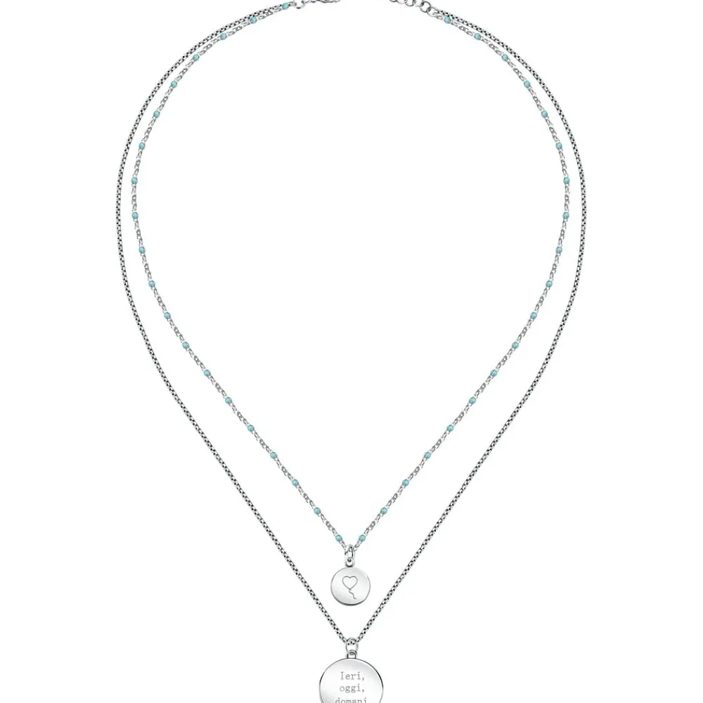 Collane In Acciaio|Collane Donna<Bluespirit COLLANA GOOD VIBES - P.31R510000400