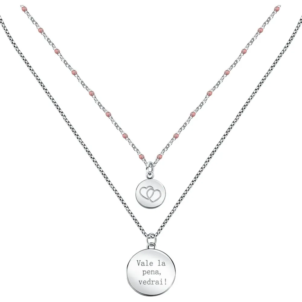 Collane In Acciaio|Collane Donna<Bluespirit COLLANA GOOD VIBES - P.31R510000300