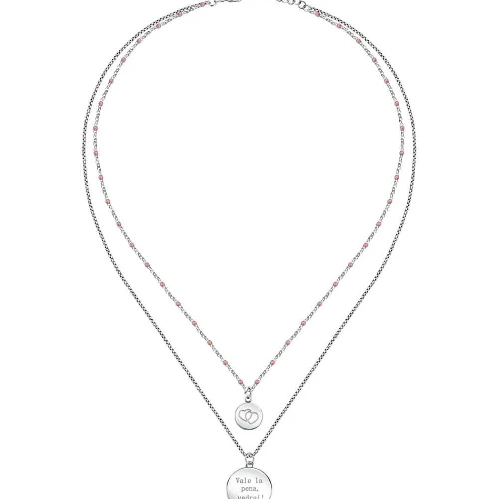 Collane In Acciaio|Collane Donna<Bluespirit COLLANA GOOD VIBES - P.31R510000300