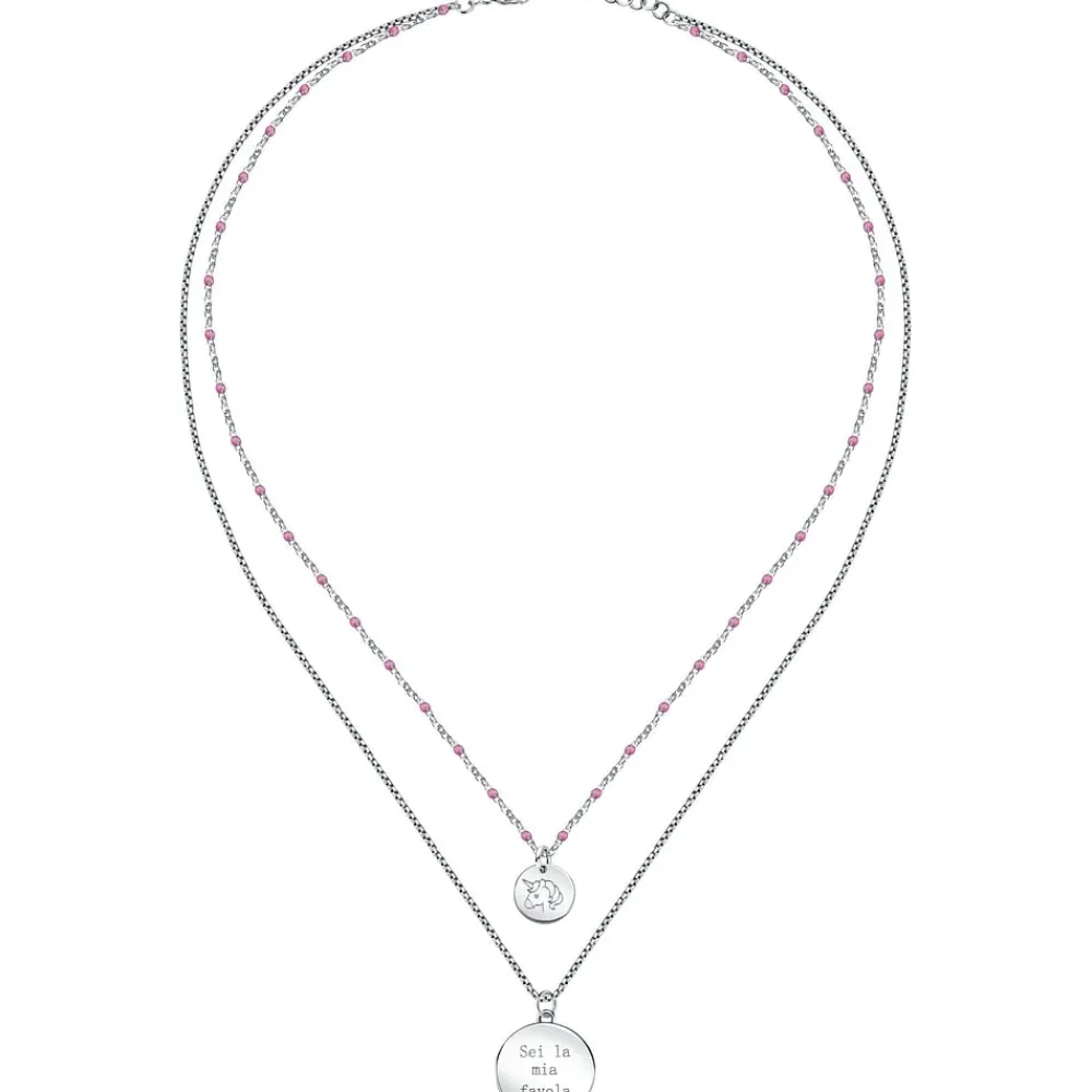 Collane In Acciaio|Collane Donna<Bluespirit COLLANA GOOD VIBES - P.31R510000100