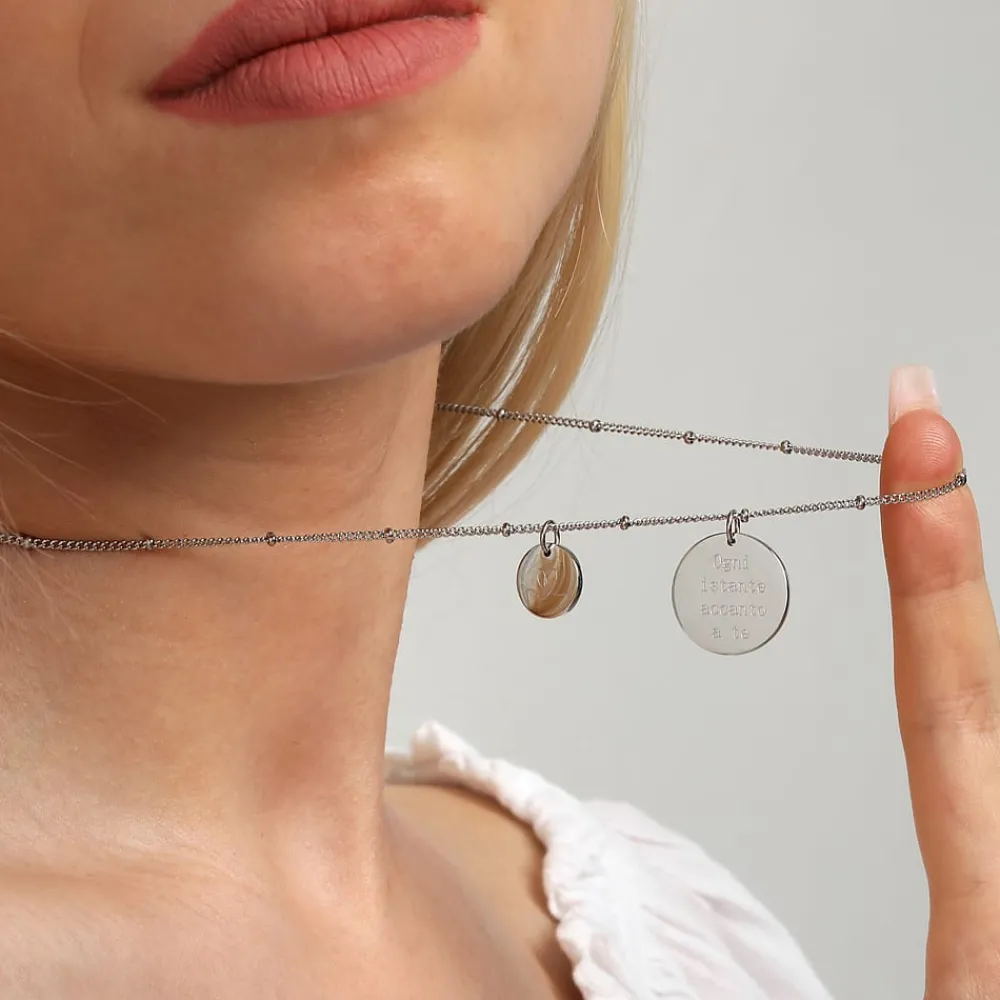 Gioielli Donna|Collane In Acciaio<Bluespirit COLLANA GOOD VIBES - P.31R510001100