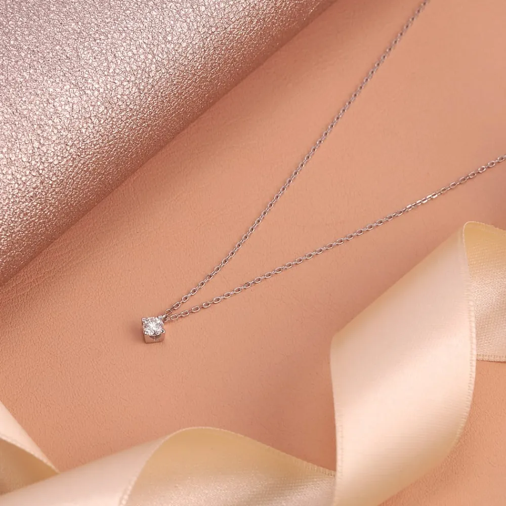 Gioielli Con Diamanti|Collane Con Diamanti<Bluespirit Collana Promessa d'amore - P.203110000100
