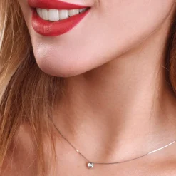 Collane Con Diamanti|Punto Luce<Bluespirit Collana Promessa d'amore - P.77A810000100