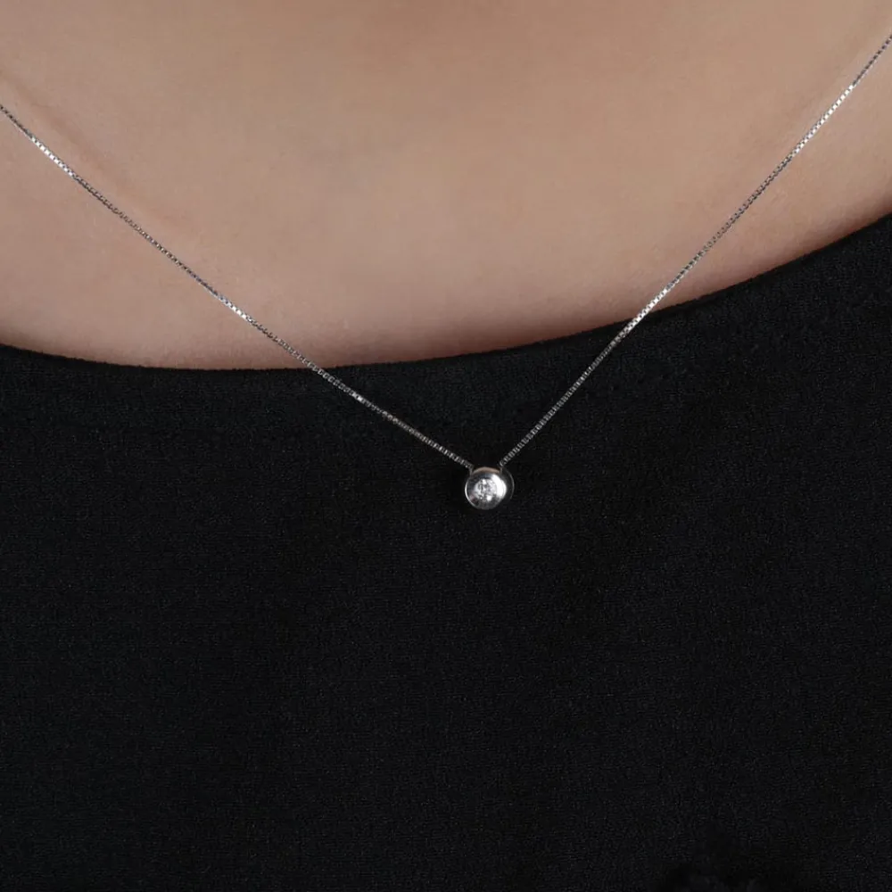 Gioielli Con Diamanti|Collane Con Diamanti<Bluespirit Collana Promessa d'amore - P.20B9B20000098NC