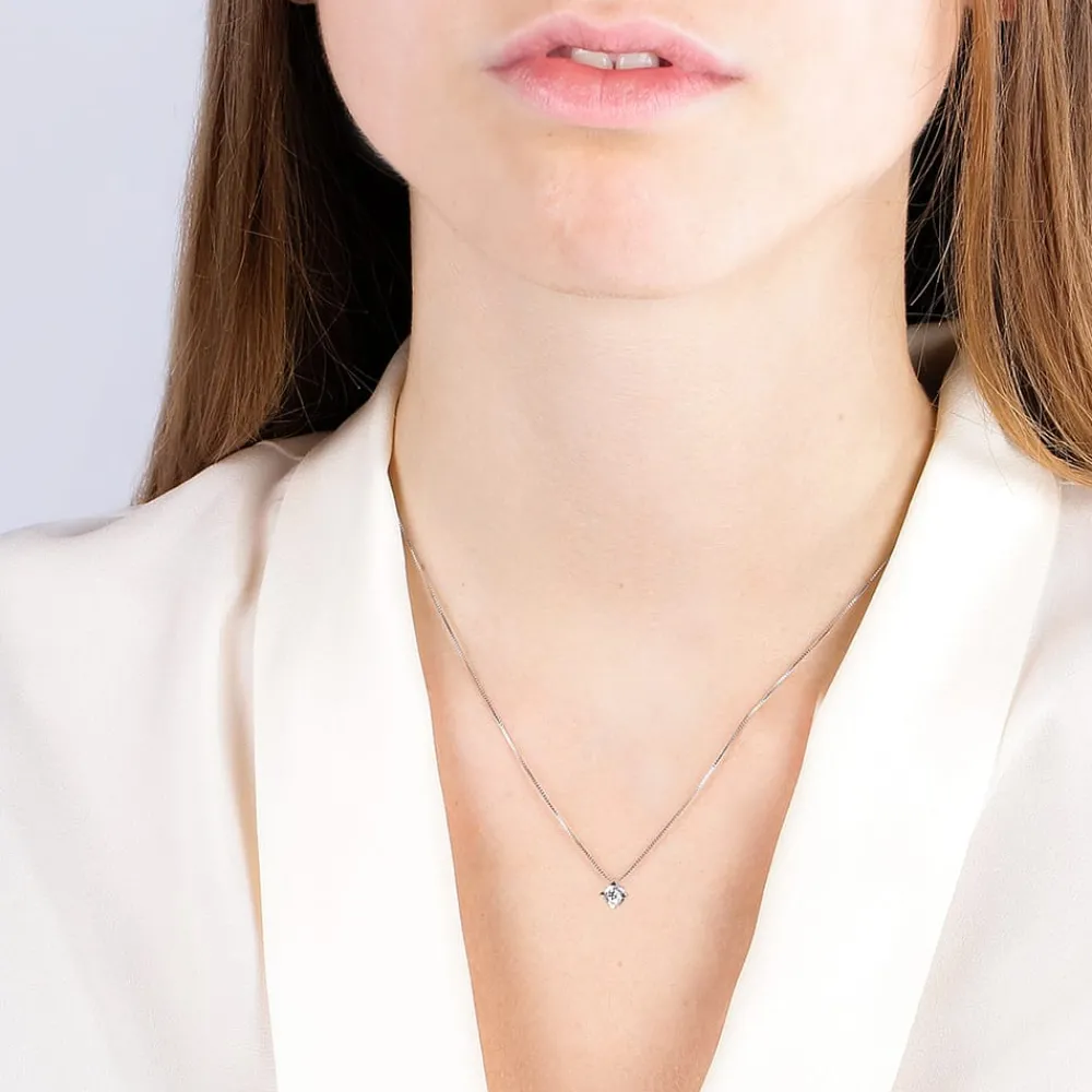 Collane Con Diamanti|Punto Luce<Bluespirit Collana Promessa d'amore - P.77A810000500