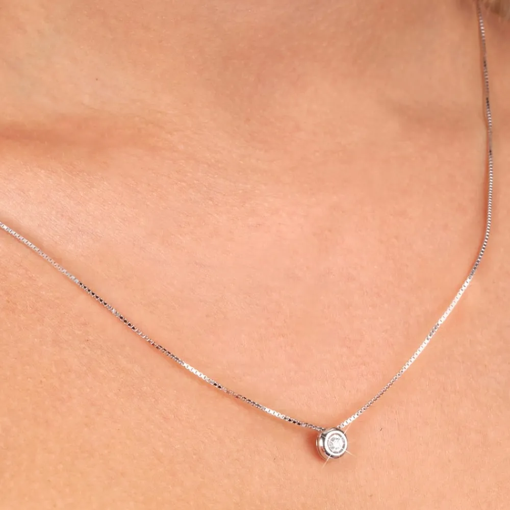 Gioielli Con Diamanti|Collane Con Diamanti<Bluespirit Collana Promessa d'amore - P.77C910001100