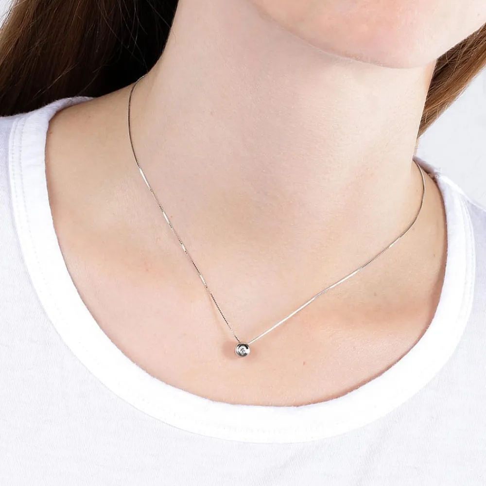 Collane Con Diamanti|Punto Luce<Bluespirit Collana Promessa d'amore - P.20B9B20000079