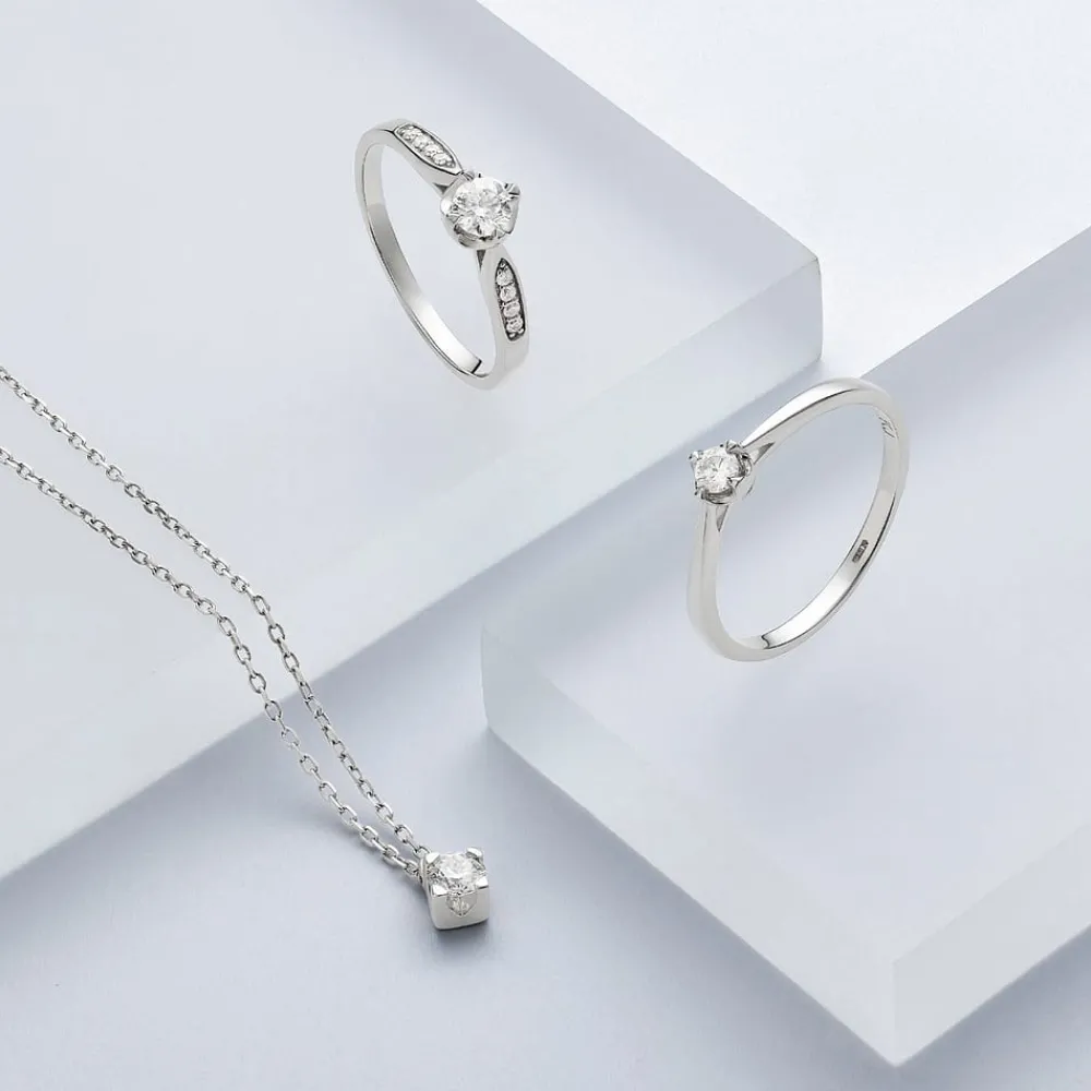 Gioielli Con Diamanti|Collane Con Diamanti<Bluespirit Collana Promessa d'amore - P.203110000200
